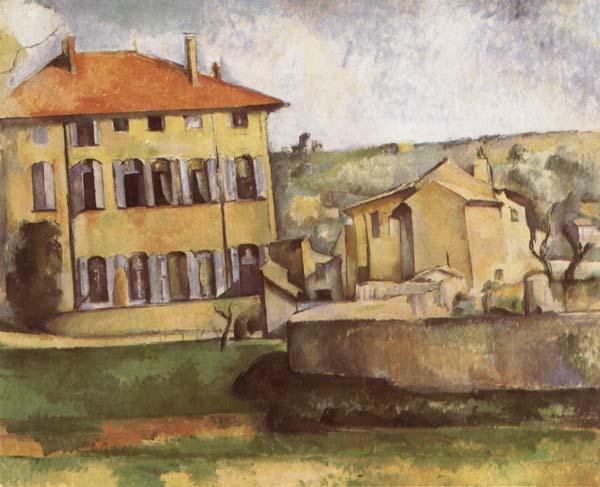 Paul Cezanne House and Farm at jas de Bouffan Germany oil painting art
